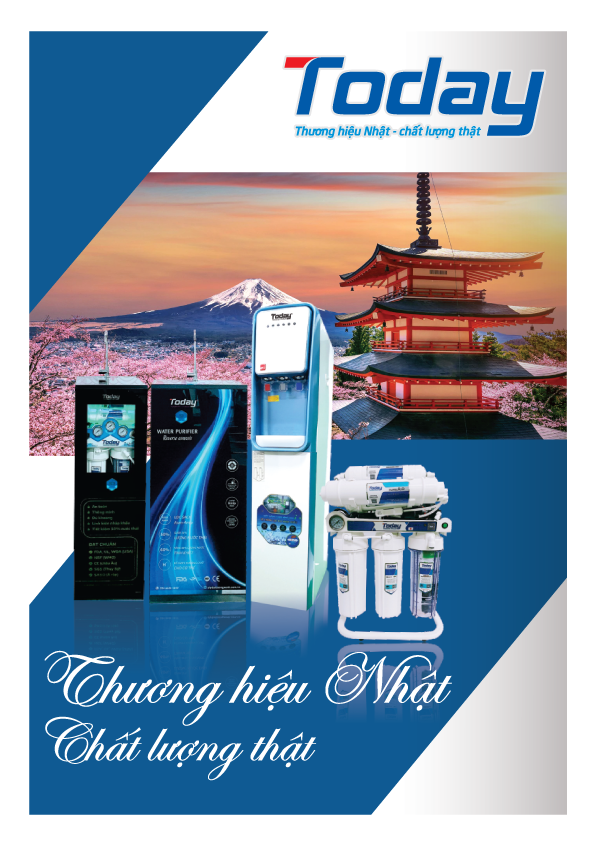 E - CATALOGUE MÁY LỌC NƯỚC TODAY 2023